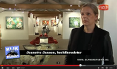 Interview met Jeanette Jansen door Alphen Stad TV | bronzen beelden en tuinbeelden van Jeanette Jansen |